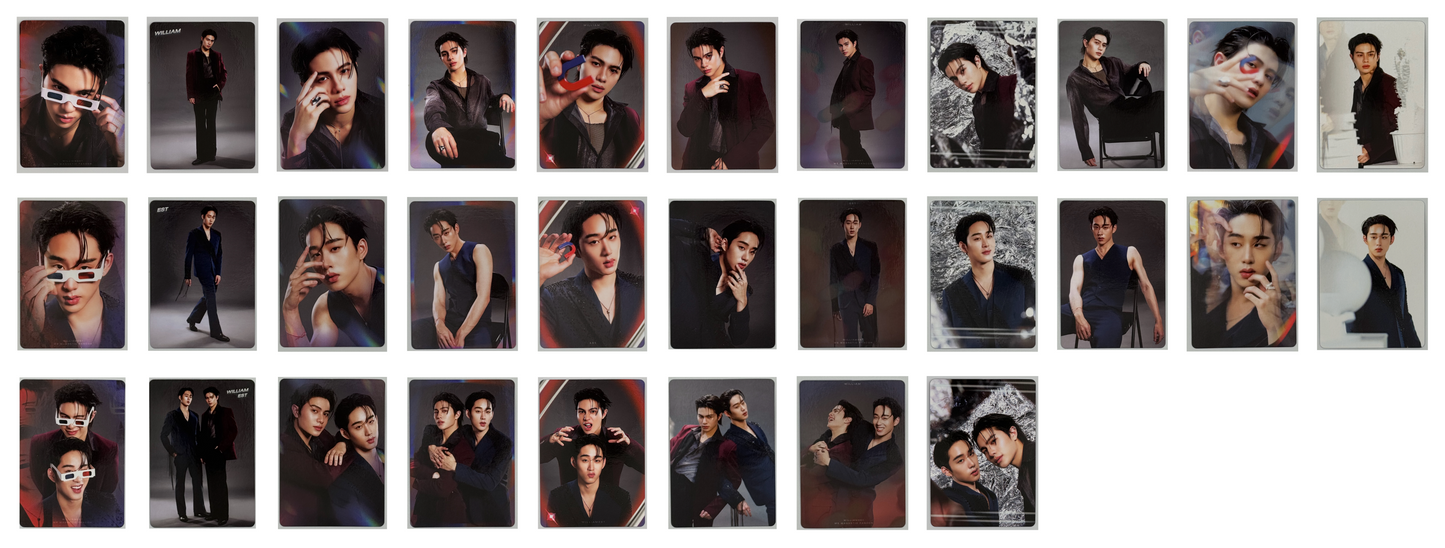 William Est Magnetic Fan Con Random Photocards