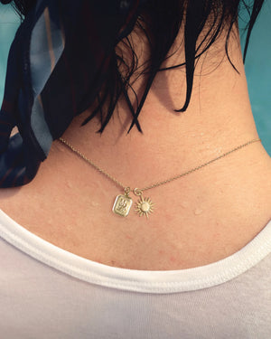 [Pre-Order] Golden Hour Necklace — MRD & Sun Pendant