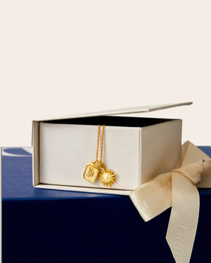[Pre-Order] Golden Hour Necklace — MRD & Sun Pendant