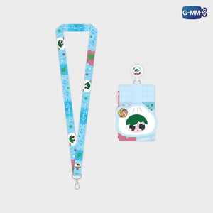 [Awaiting Stock] Character Leather Multi Card Holder with Strap