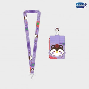 [Awaiting Stock] Character Leather Multi Card Holder with Strap