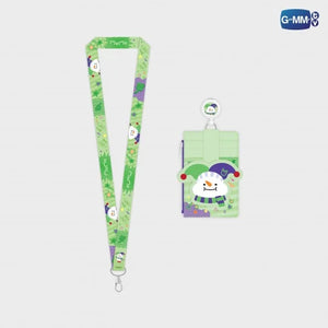 [Awaiting Stock] Character Leather Multi Card Holder with Strap