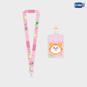 [Awaiting Stock] Character Leather Multi Card Holder with Strap