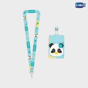 [Awaiting Stock] Character Leather Multi Card Holder with Strap