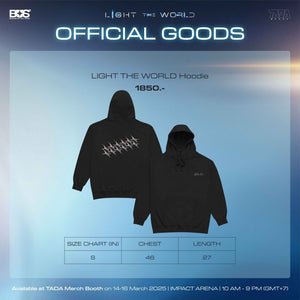 [Awaiting Stock] BUS Light the World Hoodies Small Charm - Size Small (Grey)
