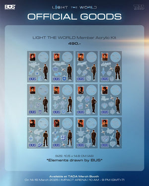 [Awaiting Stock] BUS Light the World Member Acrylic Kit