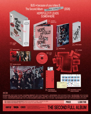 [Available to Order] BUS because of you i shine The Second Album FULL ALBUM HOPEFULLY IT LEADS SOMEWHERE