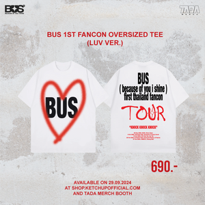[Awaiting Stock] BUS 1st FanCon Oversized Tee