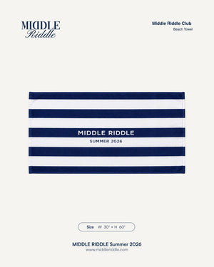 Middle Riddle Club Beach Towel | Middle Riddle Club