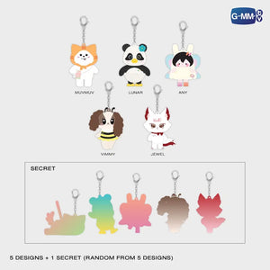 [Awaiting Stock] BLUSH BLOSSOM FAN FEST 2026 : MIDNIGHT BLOOM RANDOM DOLL KEYCHAIN