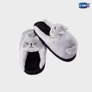 [Awaiting Stock] CAT CHEER CAFE SLIPPERS | เปย์รักด้วยแมวเลี้ยง CAT FOR CASH