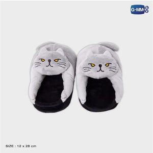 [Awaiting Stock] CAT CHEER CAFE SLIPPERS | เปย์รักด้วยแมวเลี้ยง CAT FOR CASH