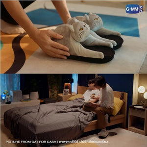 [Awaiting Stock] CAT CHEER CAFE SLIPPERS | เปย์รักด้วยแมวเลี้ยง CAT FOR CASH