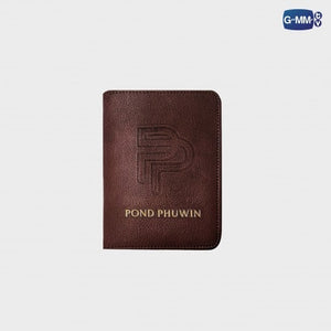 [Awaiting Stock ] Pond Phuwin Leather Passport Holder | Pond Phuwin Rendezvous fancon