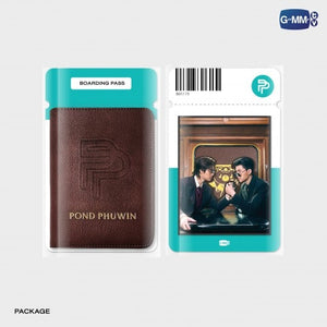 [Awaiting Stock ] Pond Phuwin Leather Passport Holder | Pond Phuwin Rendezvous fancon
