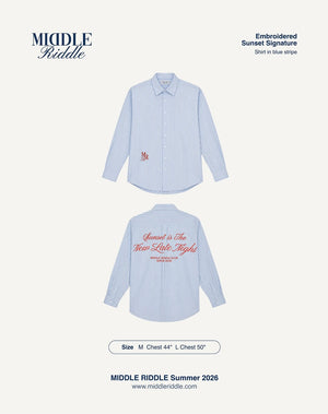 [Pre-Order] Embroidered Sunset Signature | Middle Riddle Club