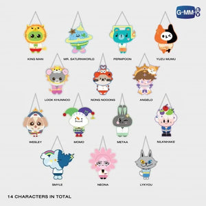 [Awaiting Stock] GMMTV Fandom Character Jiggle Keyrings Set B | Whole SEt