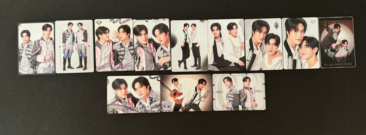 Gemini Fourth Couple Cards - GMMTV Gemini Fourth Run the World Concert
