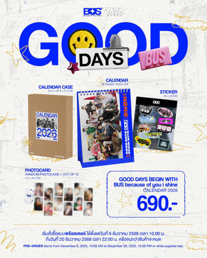 [Pre-Order] Good Days Begin with BUS: Because of You I Shine Calendar 2026