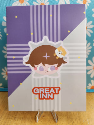 GreatInn Postcard Set with Frame