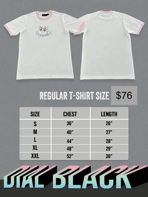 [Pre-Order] Regular Tee | Phuwin Dial Black