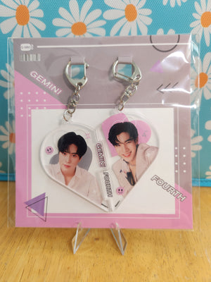 GMMTV Heart Puzzle Acrylic Keychain