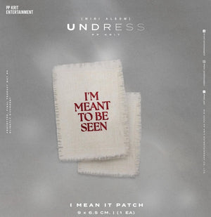 PP KRIT UNDRESS Mini-Album BOXSET
