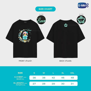 [Awaiting Stock] OFFICIAL T-SHIRT | BLUSH BLOSSOM FAN FEST 2026 : MIDNIGHT BLOOM