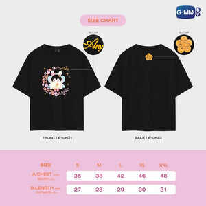 [Awaiting Stock] OFFICIAL T-SHIRT | BLUSH BLOSSOM FAN FEST 2026 : MIDNIGHT BLOOM