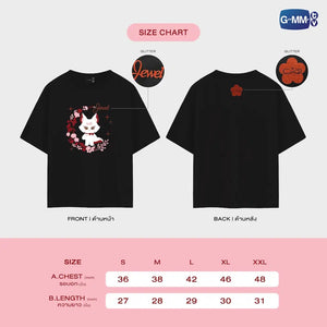 [Awaiting Stock] OFFICIAL T-SHIRT | BLUSH BLOSSOM FAN FEST 2026 : MIDNIGHT BLOOM