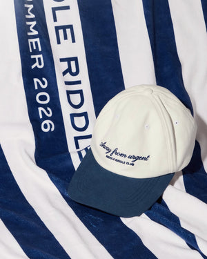 [Pre-Order] Away From Urgent Cap Navy Off-white  | Middle Riddle Club