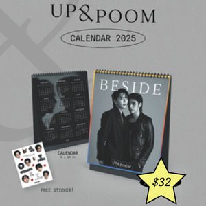 Up & Poom Beside Calendar 2025