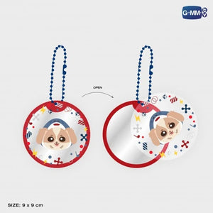 [Awaiting stock] Wesley pocket mirror 2 layer keychain