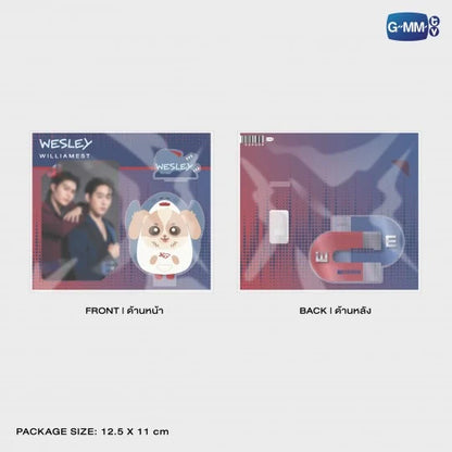 [Awaiting stock] Wesley acrylic clip stand with WilliamEst photocard