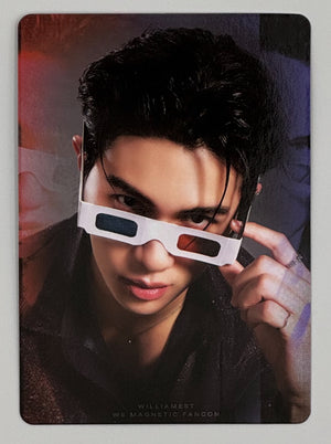 William Est Magnetic Fan Con Random Photocards