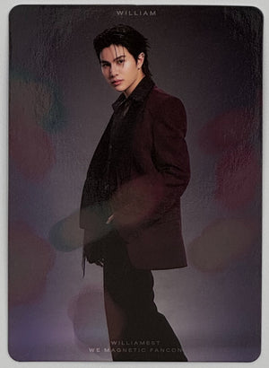 William Est Magnetic Fan Con Random Photocards