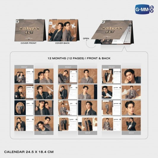 [PRE-ORDER] WILLIAMEST OFFICIAL CALENDAR 2026